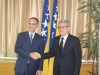 Deputy speaker of the House of the Representatives of the Parliamentary Assembly of BiH Šefik Džaferović received in a farewell visit the ambassador of Italy